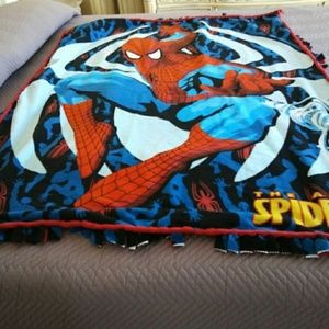 Spiderman Handmade Fleece Blanket